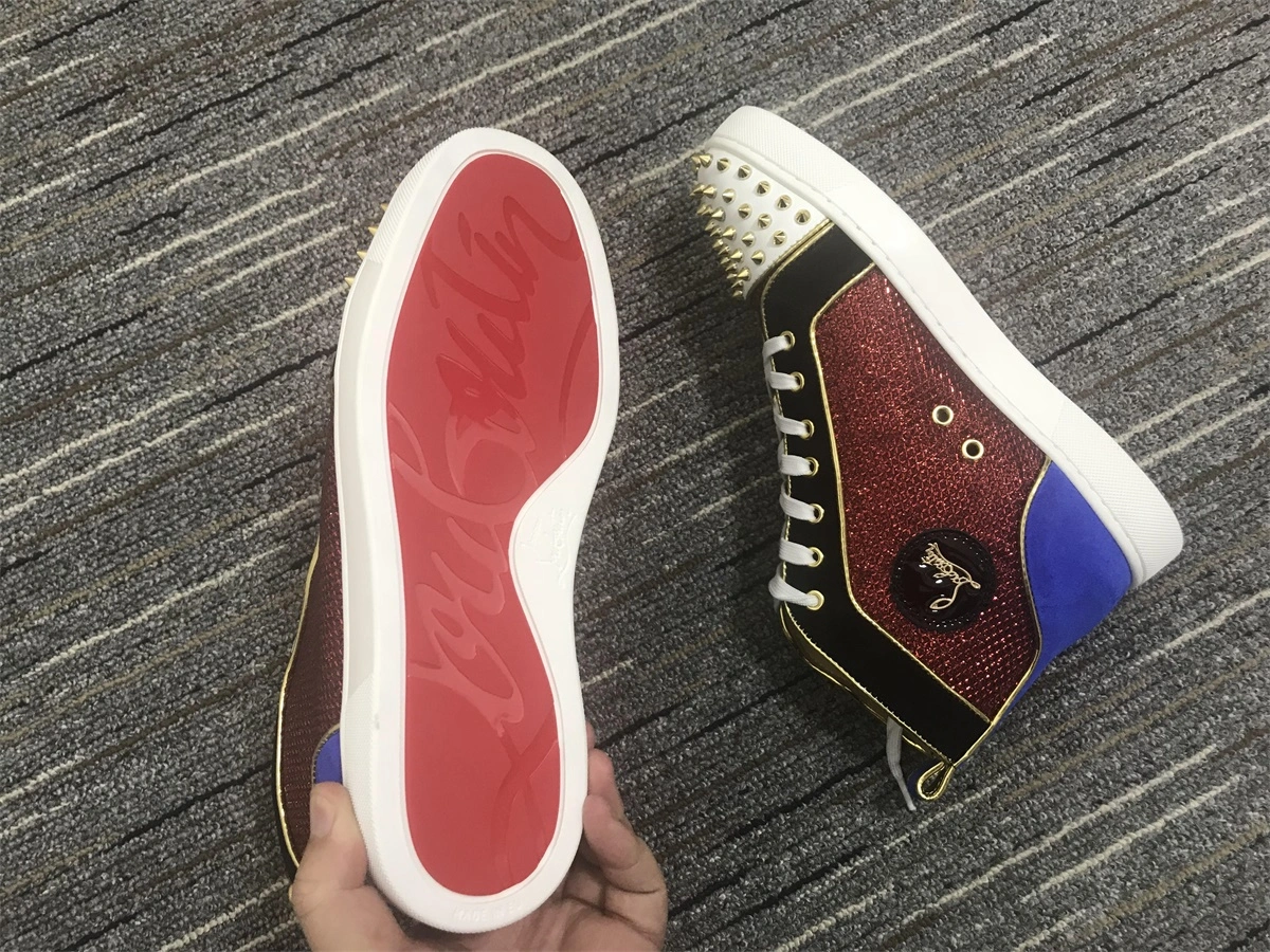 C*ristian L*uboutin Lou Spikes Sneaker EyeCatching 5242