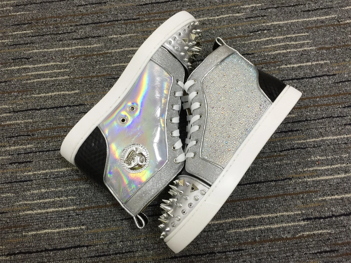 C*ristian L*uboutin Lou Spikes Sneaker Bright 5247