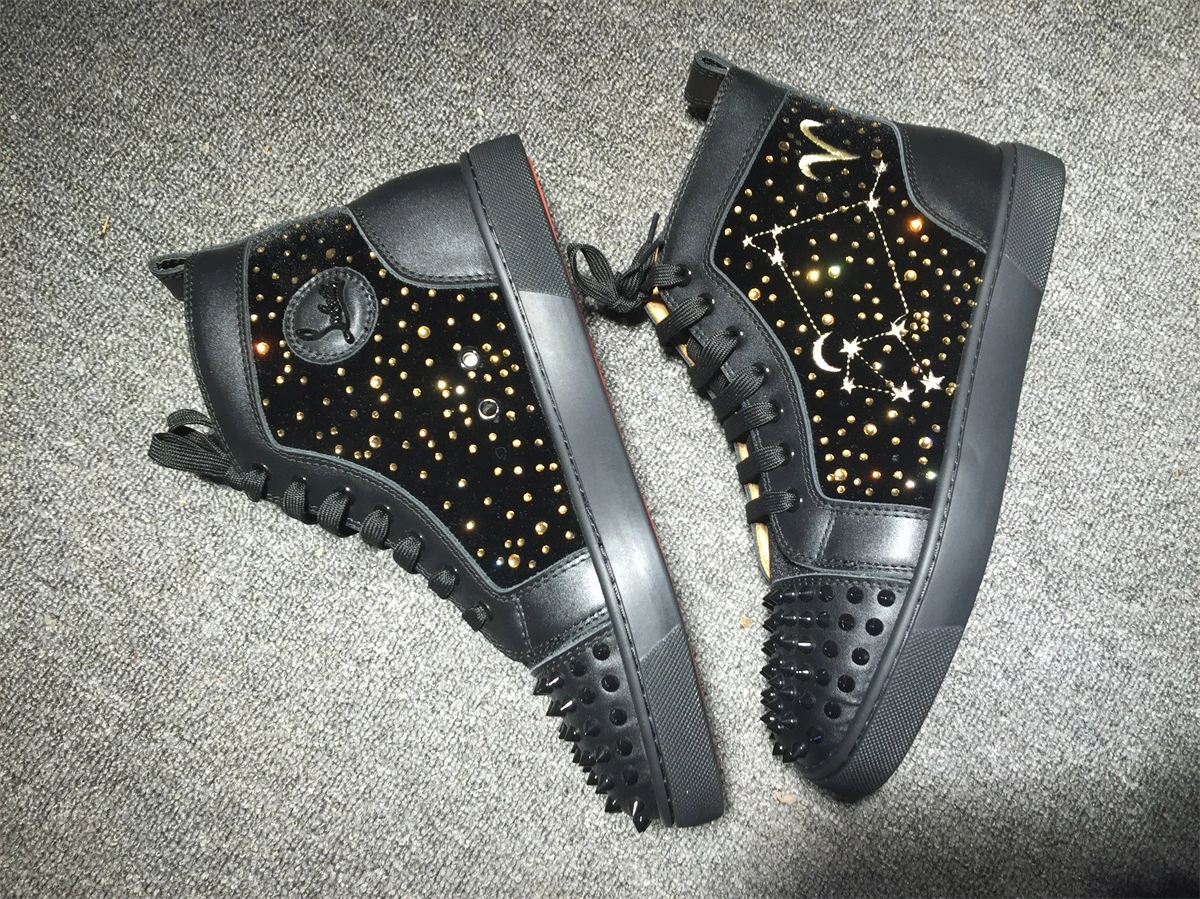 C*ristian L*uboutin Lou Spikes Sneaker Bold 5239