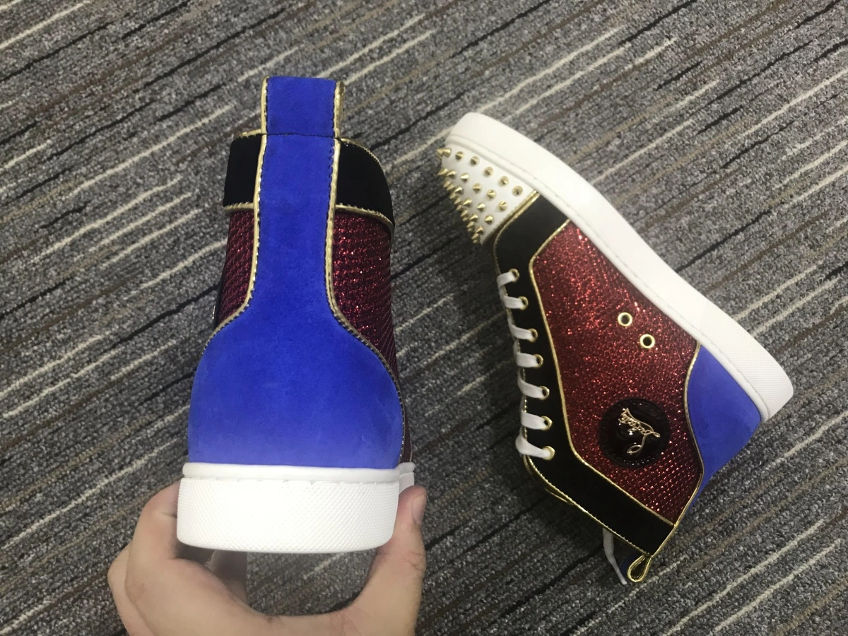 C*ristian L*uboutin Lou Spikes Sneaker EyeCatching 5242