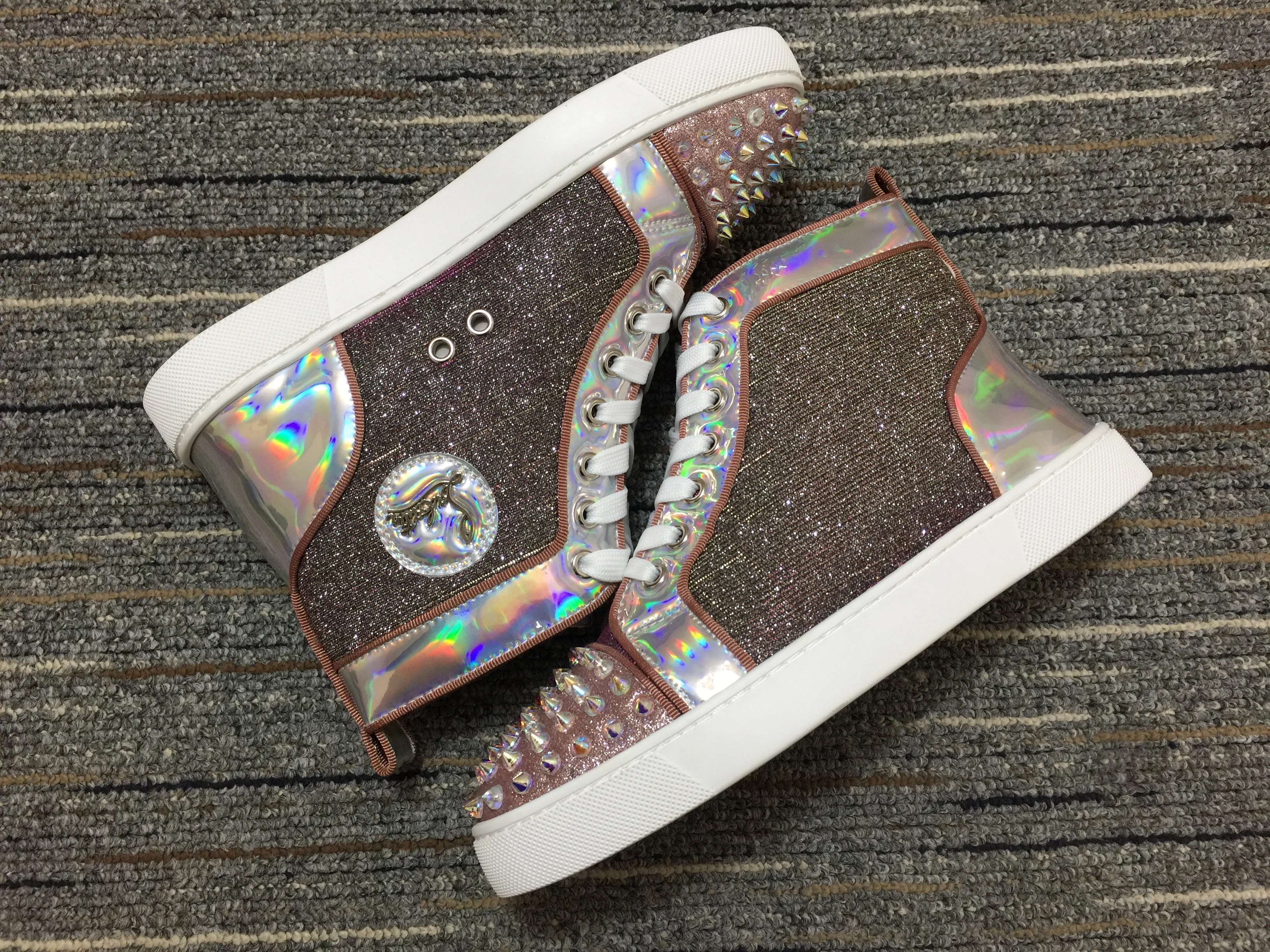 C*ristian L*uboutin Lou Spikes Sneaker Effortless 5246