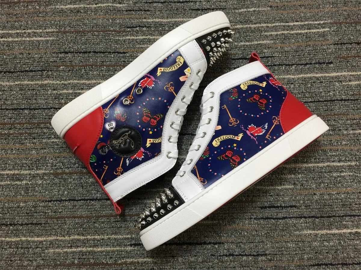 C*ristian L*uboutin Lou Spikes Sneaker Original 5241