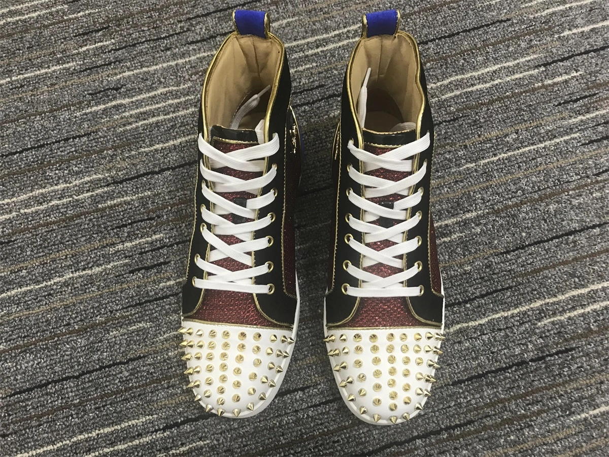 C*ristian L*uboutin Lou Spikes Sneaker EyeCatching 5242