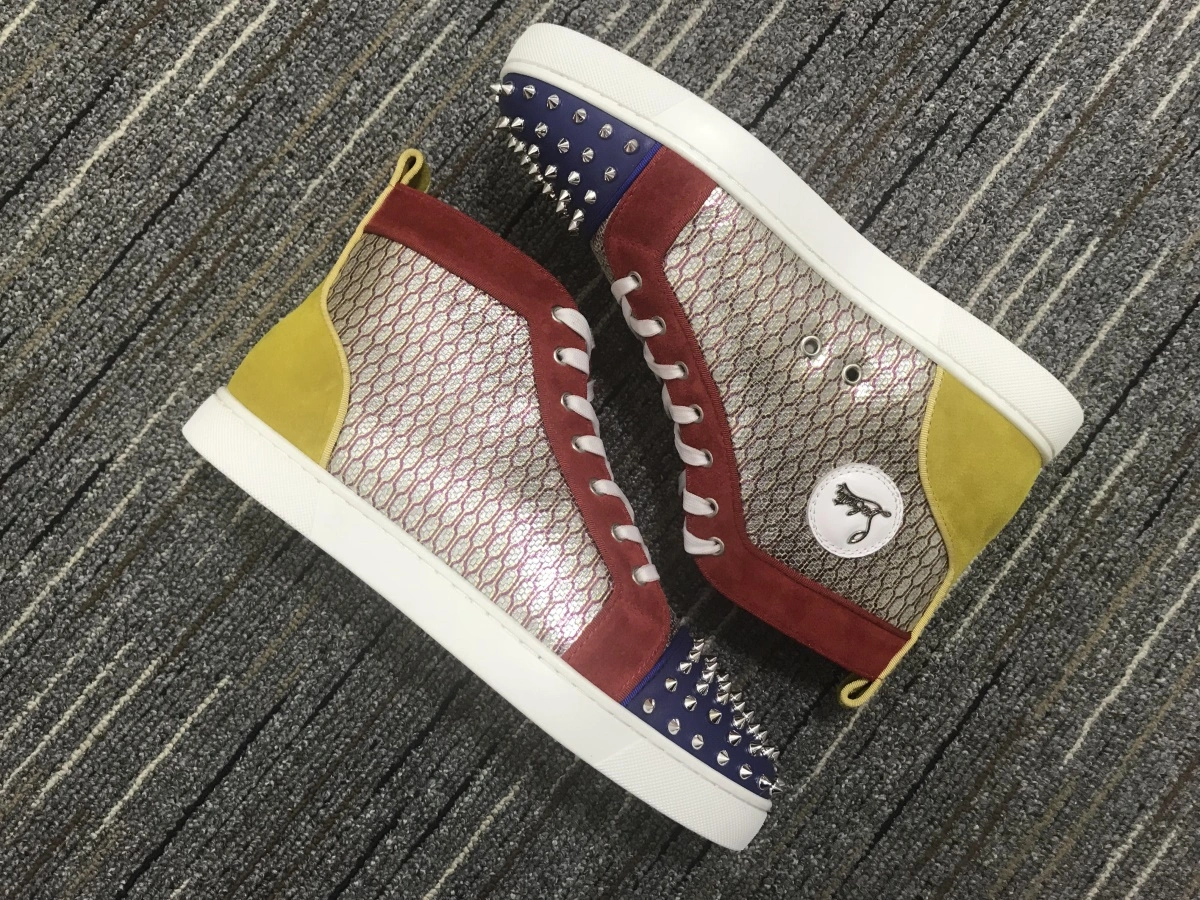 C*ristian L*uboutin Lou Spikes Sneaker Bold 5239