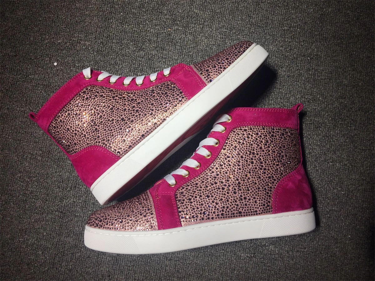 C*ristian L*uboutin Louis Rhinestone Sneaker FlexibleFit 5234
