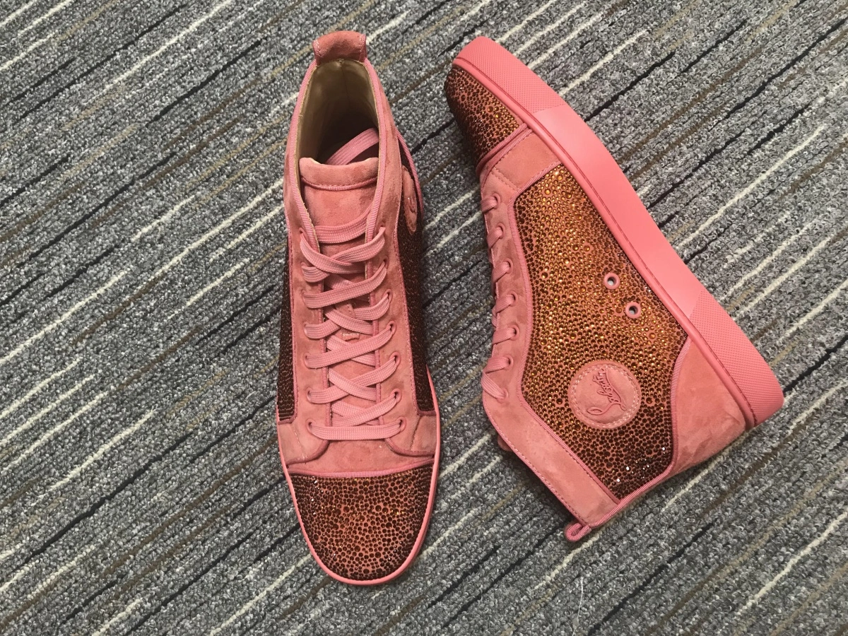 C*ristian L*uboutin Louis Rhinestone Sneaker Youthful 5229