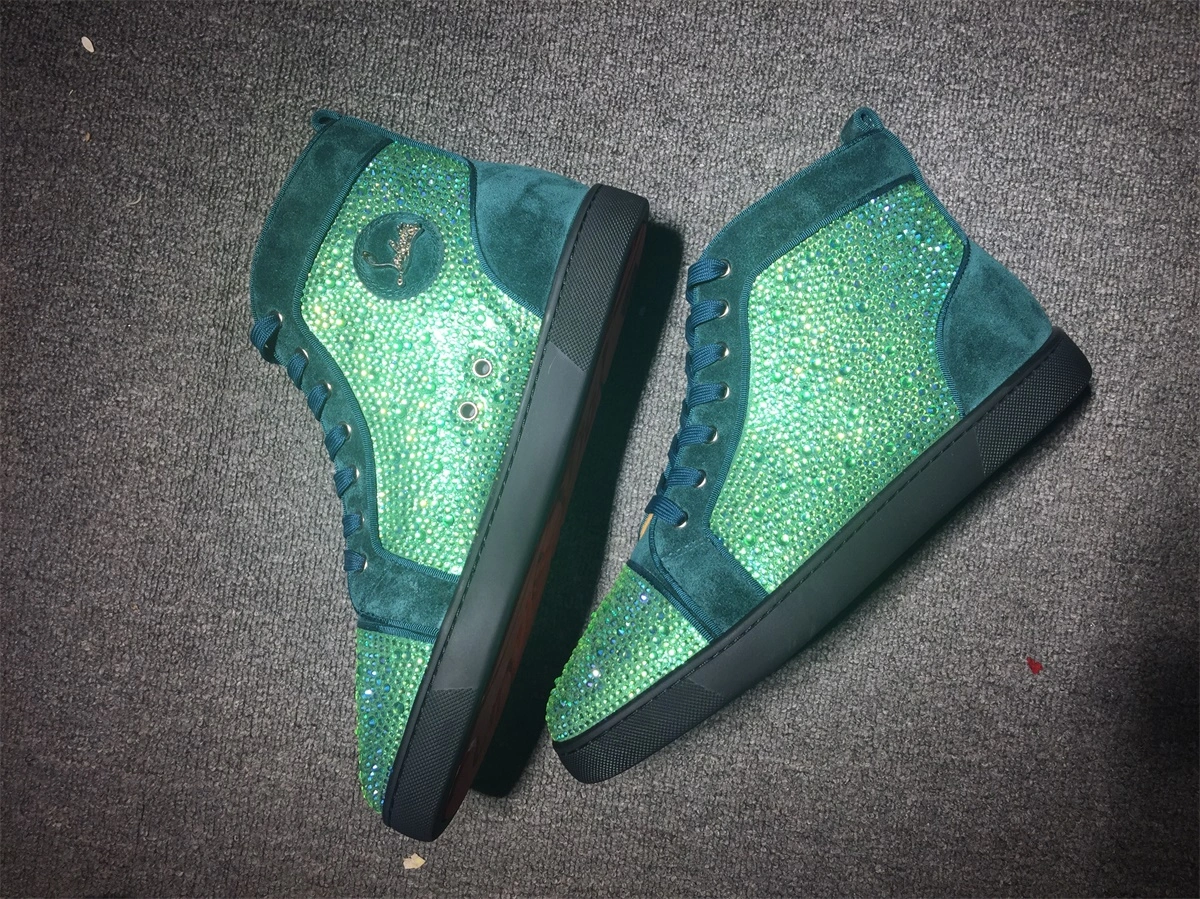 HighPerformance C*ristian L*uboutin Louis Rhinestone Sneaker 5232