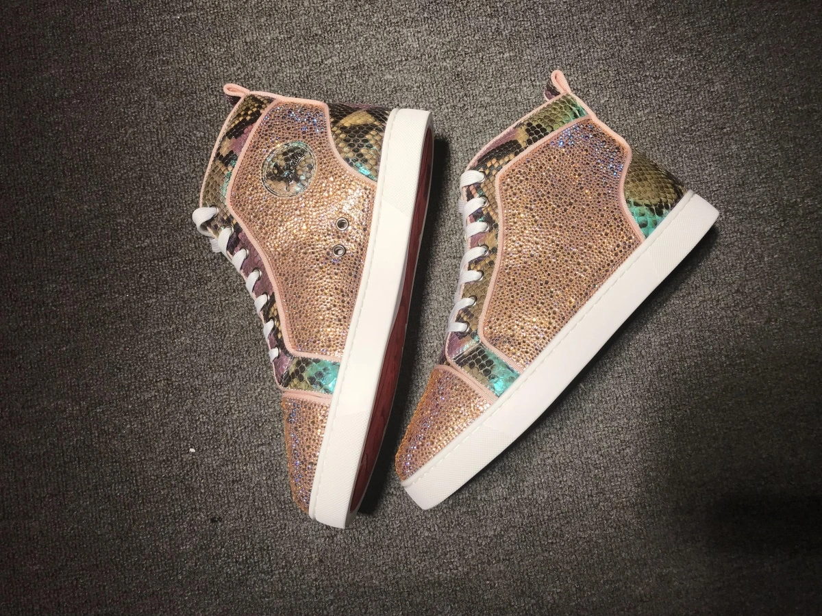 C*ristian L*uboutin Louis Rhinestone Sneaker Modern 5233