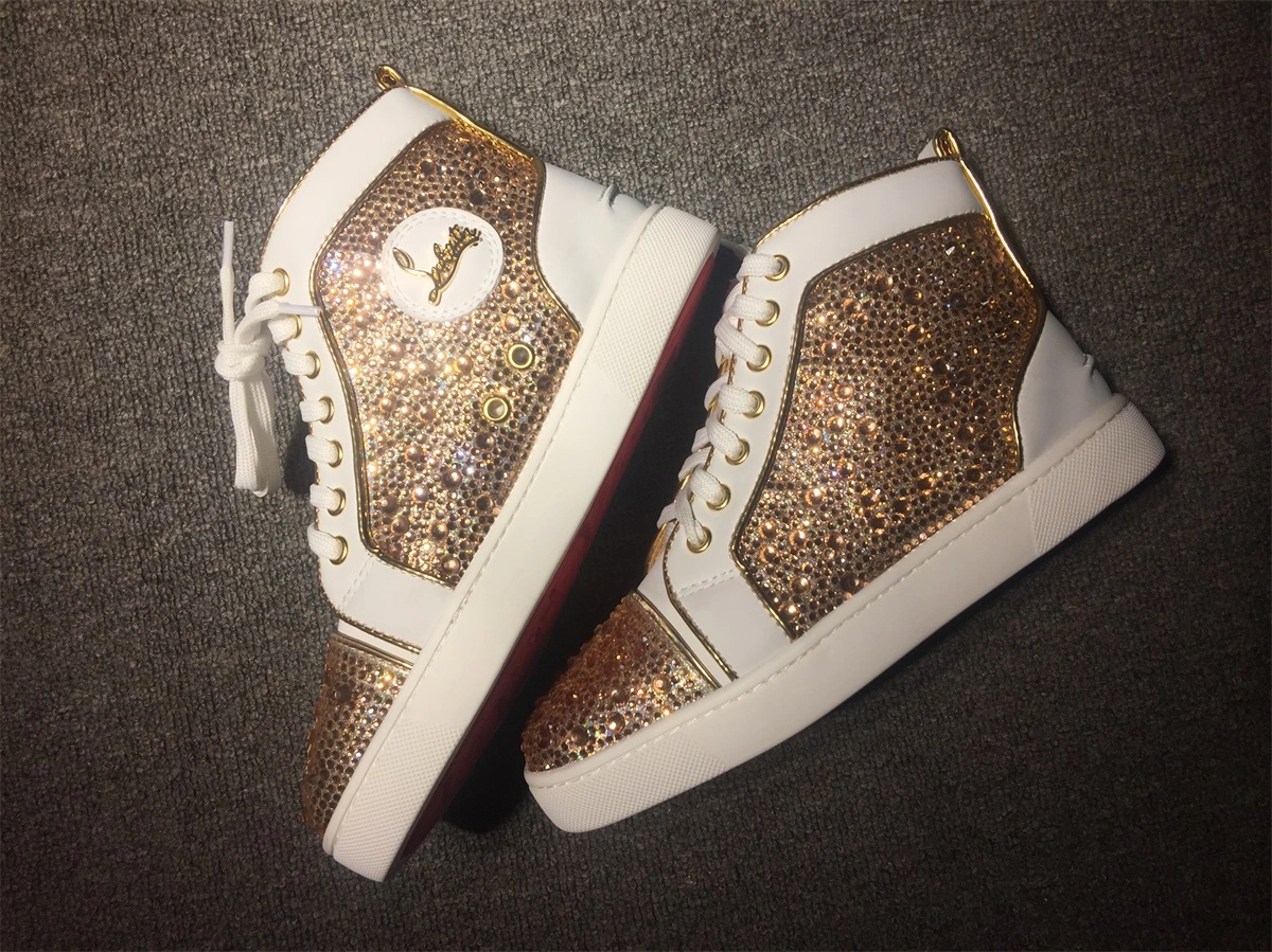 C*ristian L*uboutin Louis Rhinestone Sneaker Modern 5233