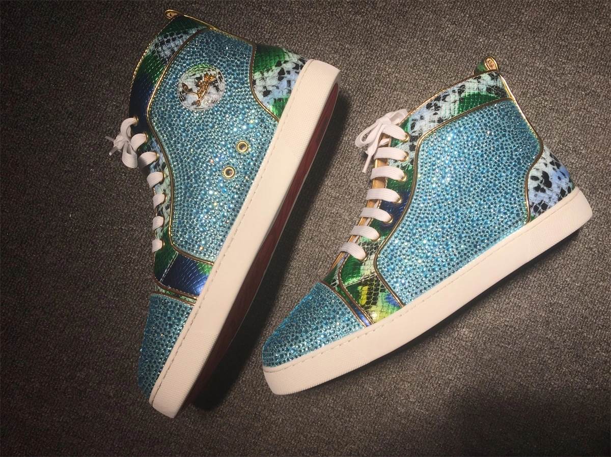 HighPerformance C*ristian L*uboutin Louis Rhinestone Sneaker 5232