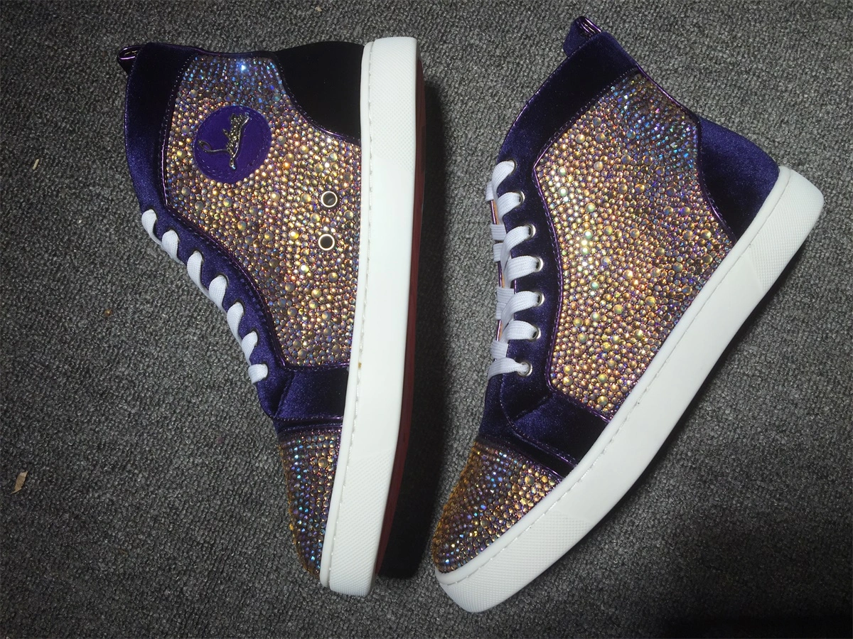 C*ristian L*uboutin Louis Rhinestone Sneaker Sustainable 5230