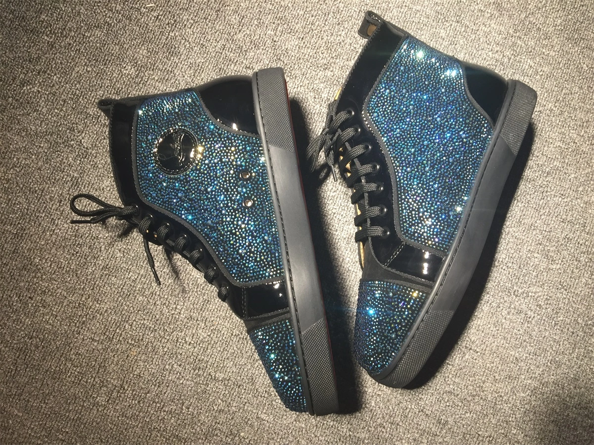 HighPerformance C*ristian L*uboutin Louis Rhinestone Sneaker 5232