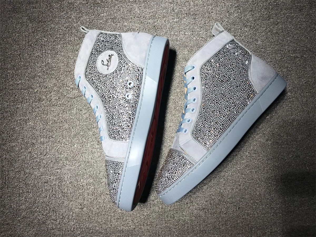 C*ristian L*uboutin Louis Rhinestone Sneaker FlexibleFit 5234