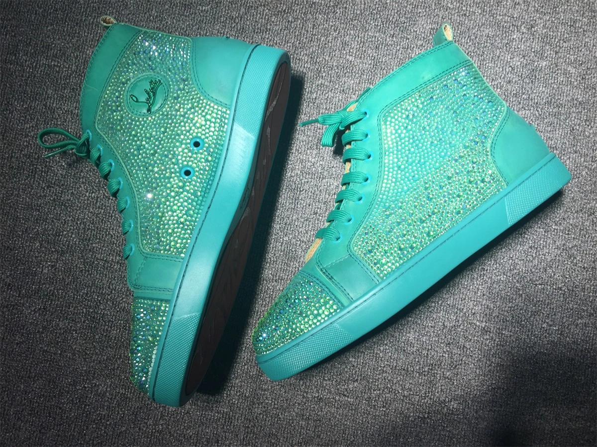 HighPerformance C*ristian L*uboutin Louis Rhinestone Sneaker 5232