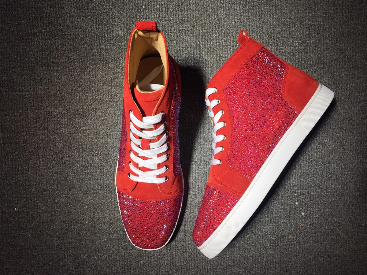 C*ristian L*uboutin Louis Rhinestone Sneaker FlexibleFit 5234