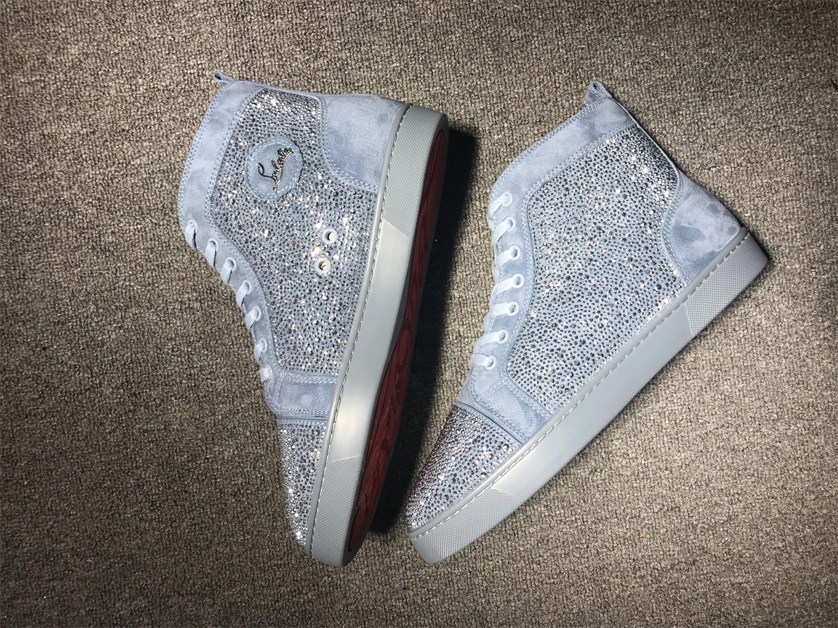C*ristian L*uboutin Louis Rhinestone Sneaker FlexibleFit 5234