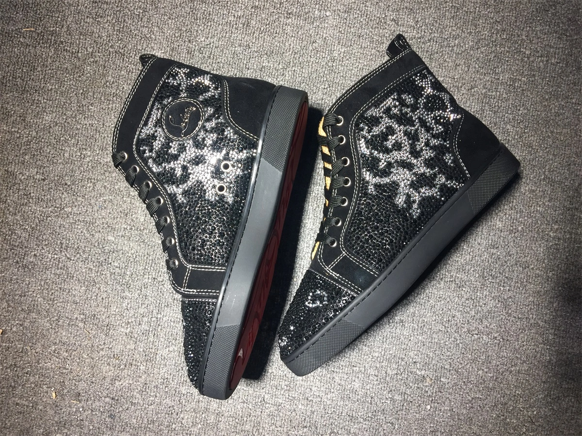 C*ristian L*uboutin Louis Rhinestone Sneaker FlexibleFit 5234
