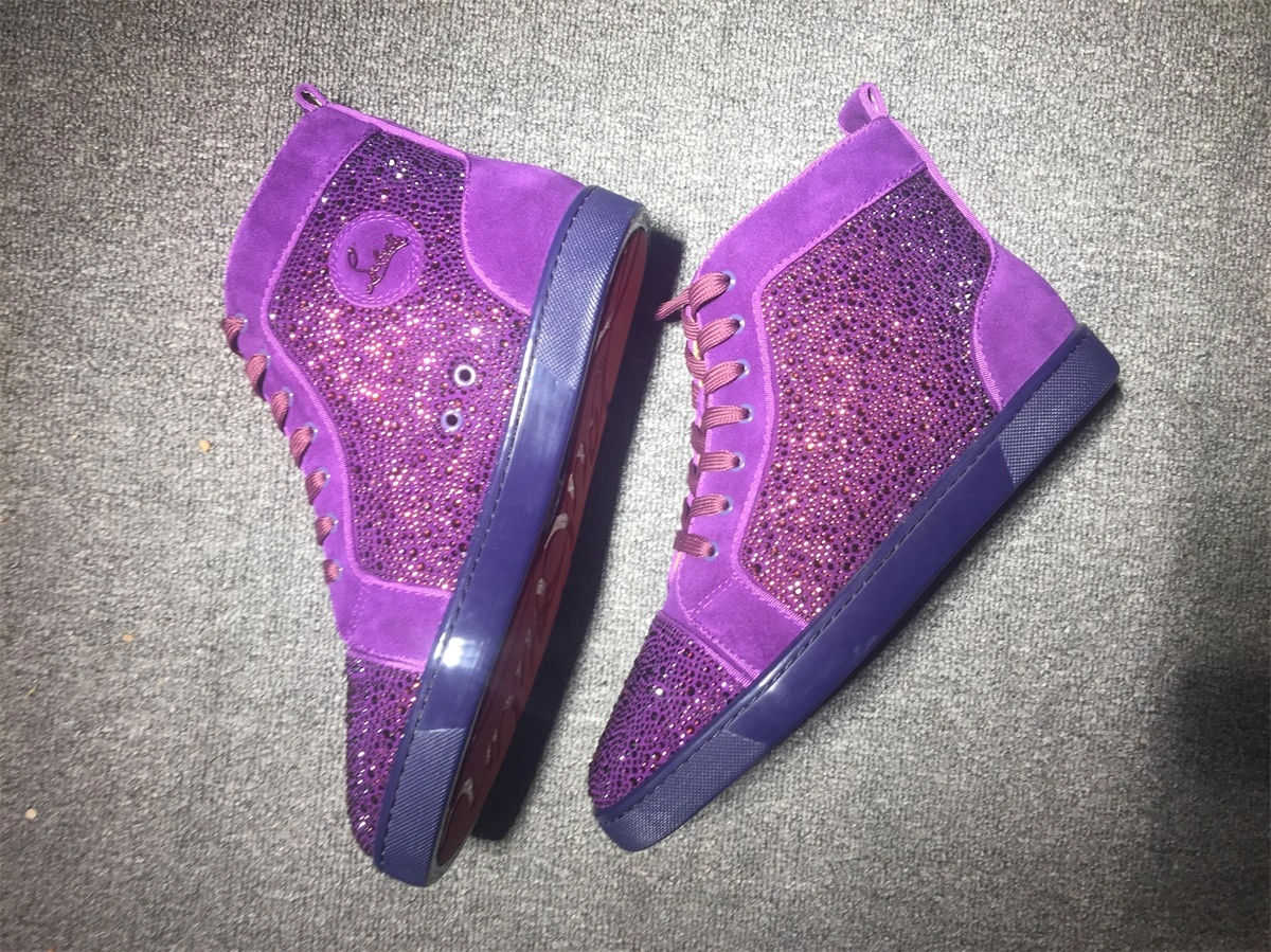 C*ristian L*uboutin Louis Rhinestone Sneaker Compact 5231