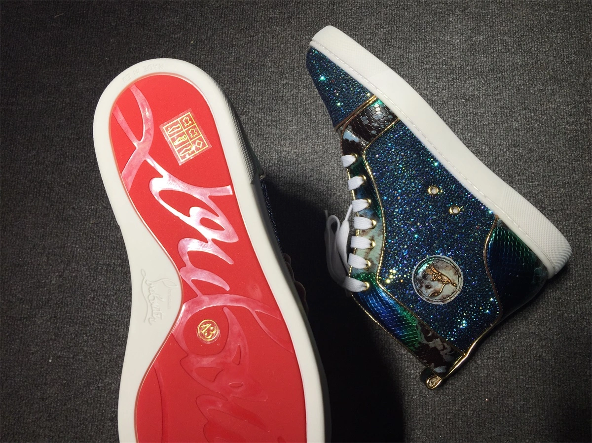 C*ristian L*uboutin Louis Rhinestone Sneaker Compact 5231