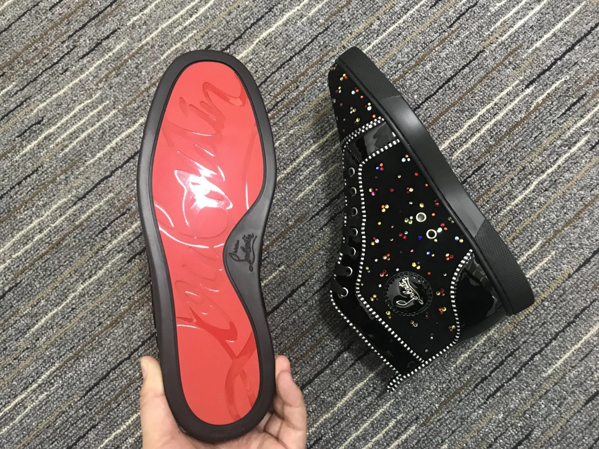 C*ristian L*uboutin Louis Rhinestone Sneaker Sustainable 5230