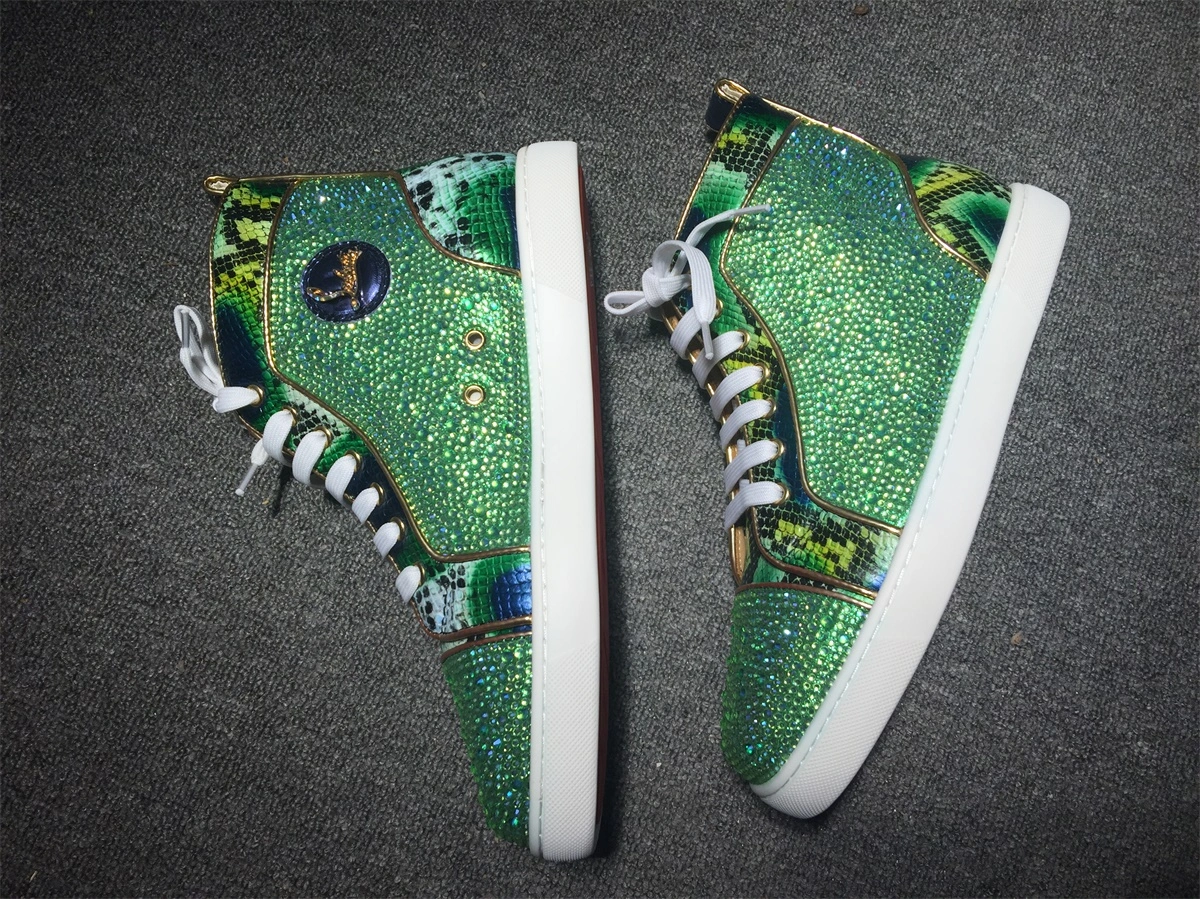 HighPerformance C*ristian L*uboutin Louis Rhinestone Sneaker 5232