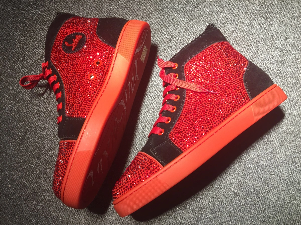 C*ristian L*uboutin Louis Rhinestone Sneaker FlexibleFit 5234
