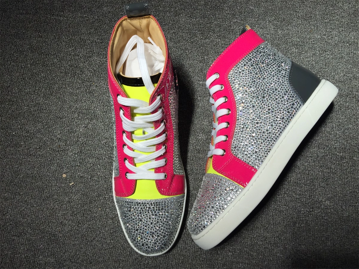 C*ristian L*uboutin Louis Rhinestone Sneaker FlexibleFit 5234