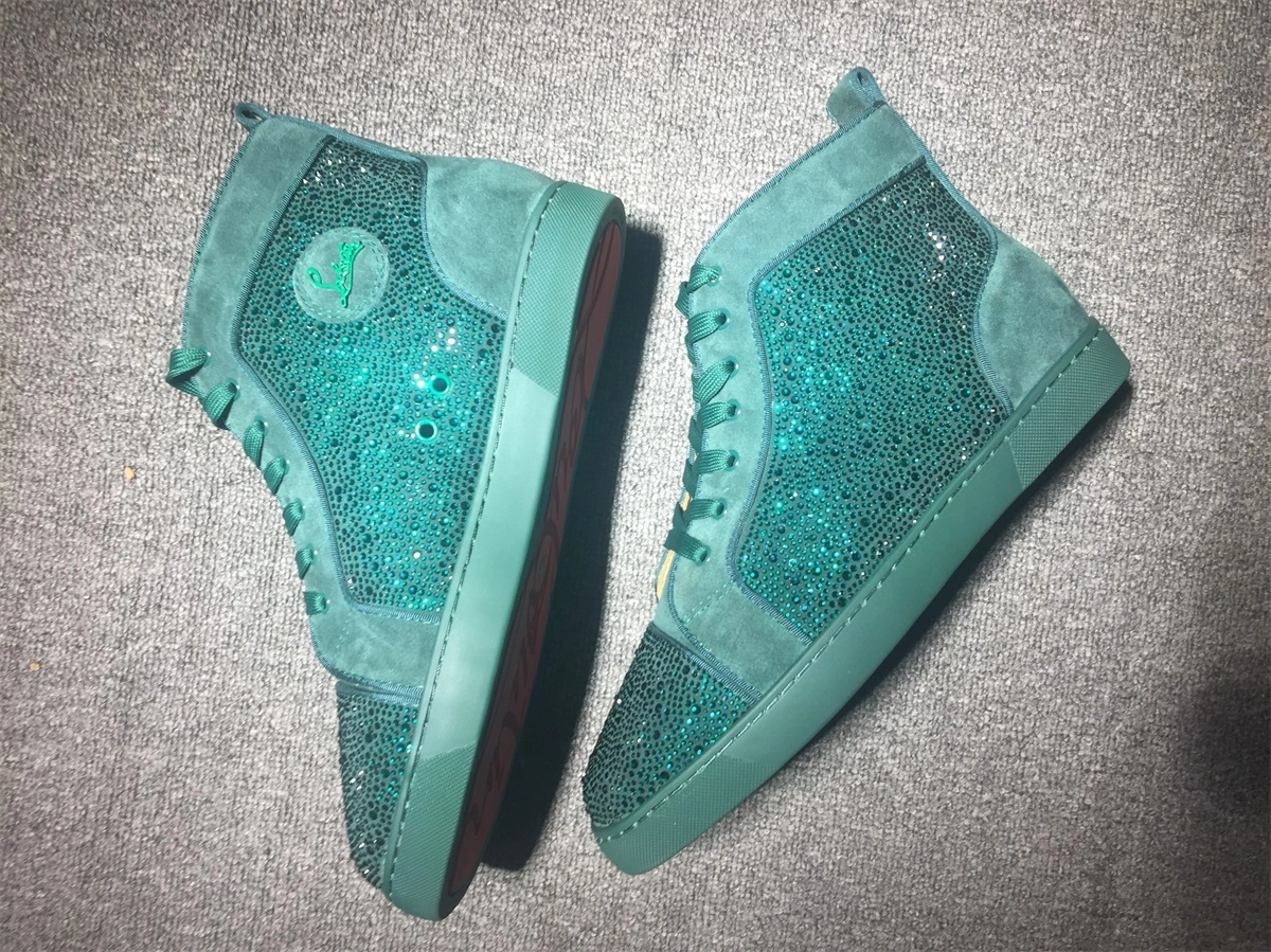 HighPerformance C*ristian L*uboutin Louis Rhinestone Sneaker 5232