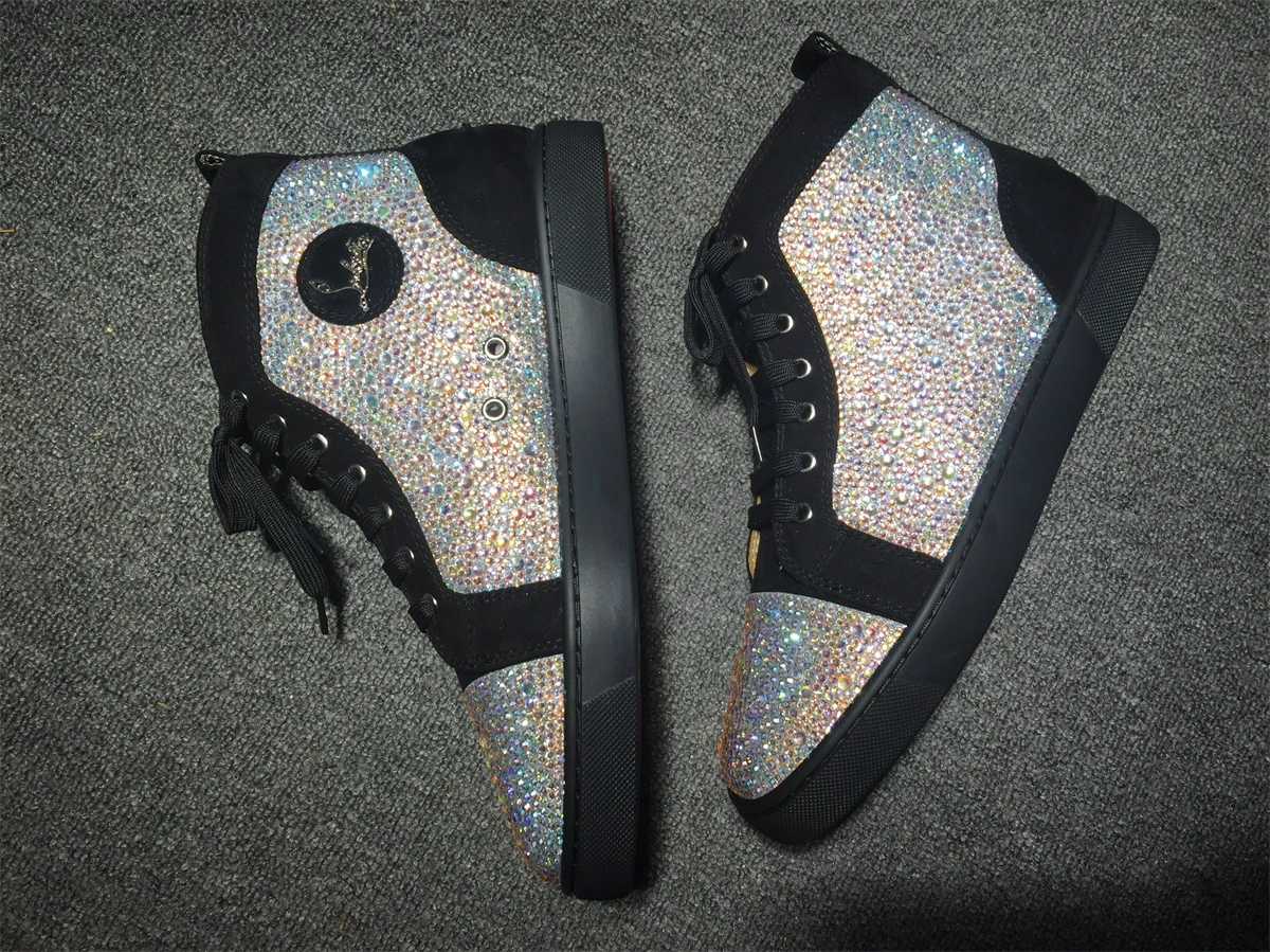 C*ristian L*uboutin Louis Rhinestone Sneaker Modern 5233
