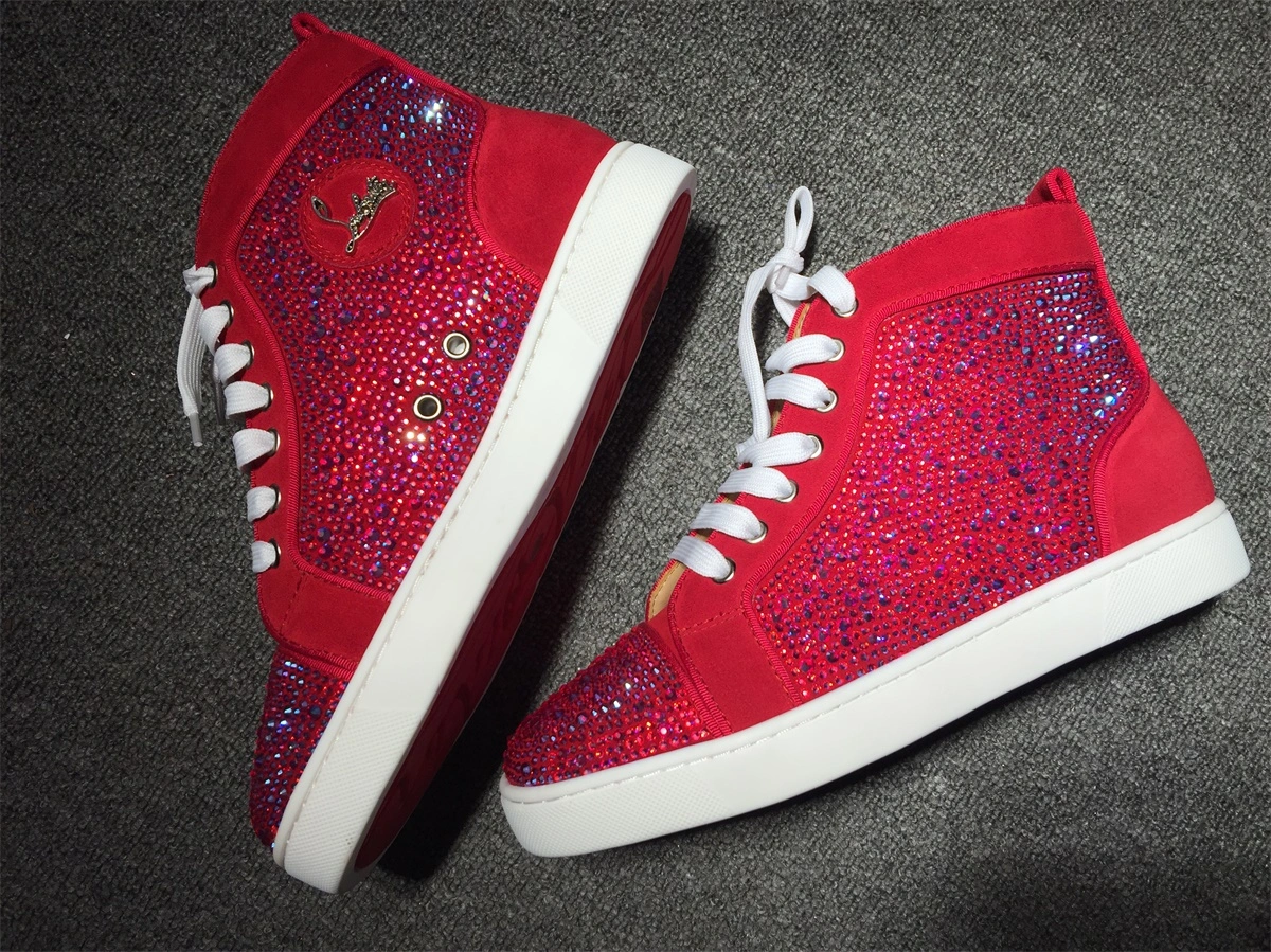 C*ristian L*uboutin Louis Rhinestone Sneaker FlexibleFit 5234