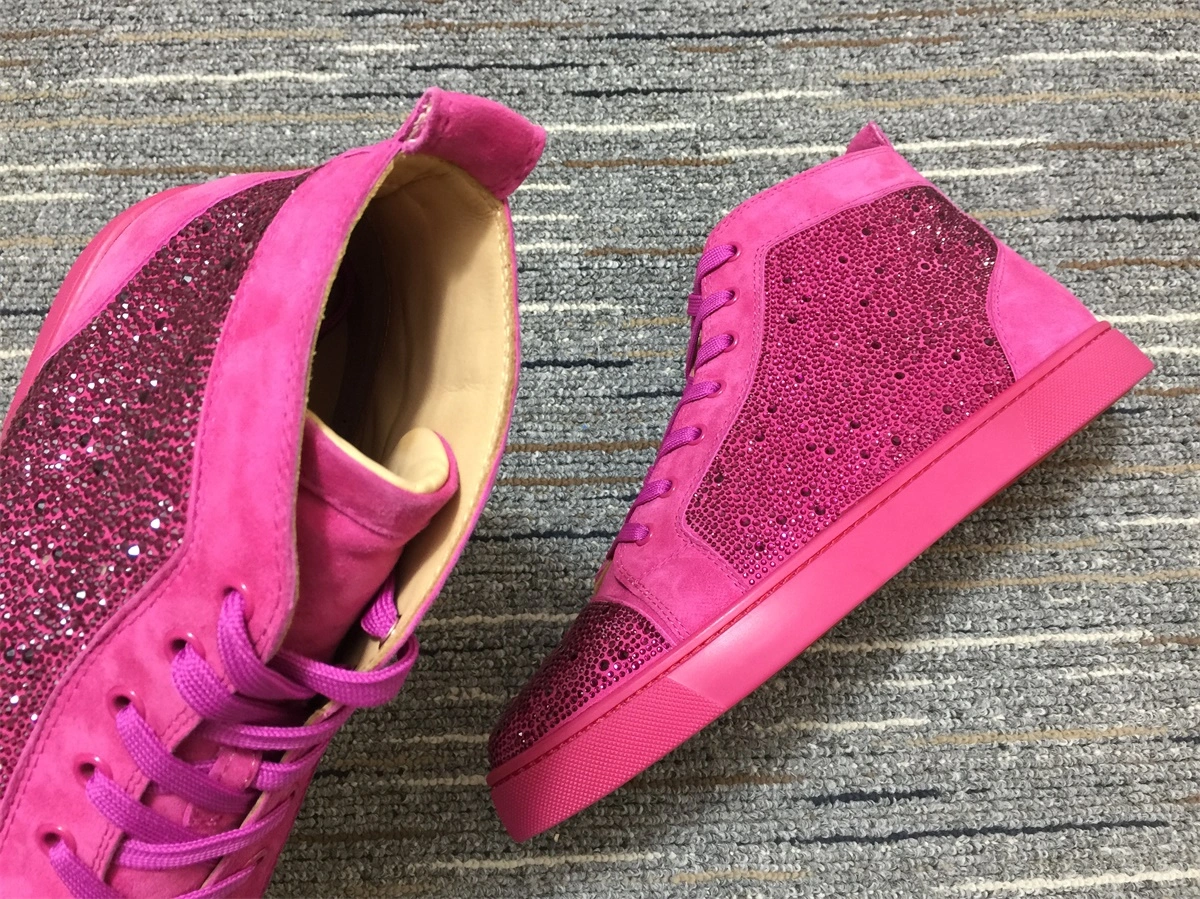 C*ristian L*uboutin Louis Rhinestone Sneaker SoftTouch 5237