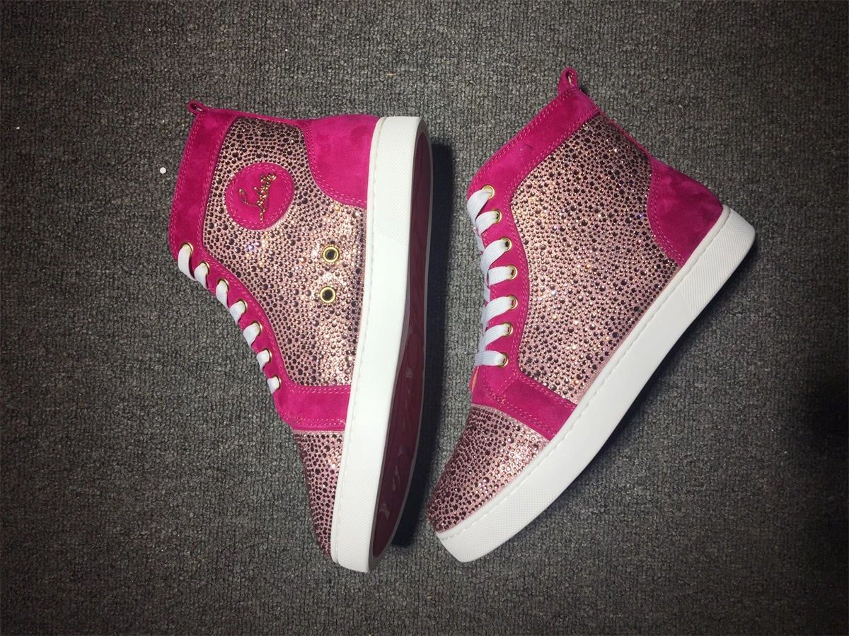 C*ristian L*uboutin Louis Rhinestone Sneaker FlexibleFit 5234