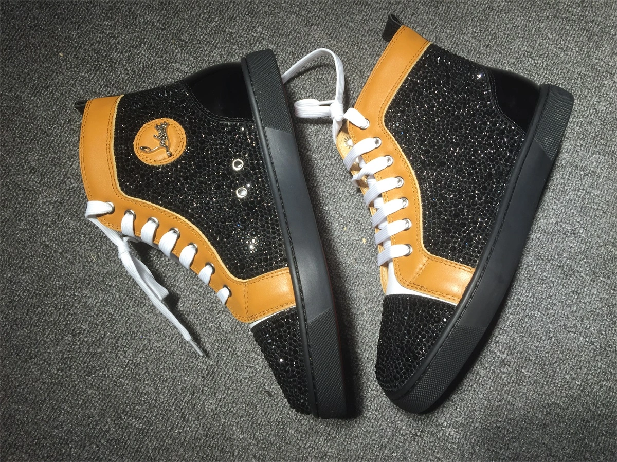 C*ristian L*uboutin Louis Rhinestone Sneaker Compact 5231