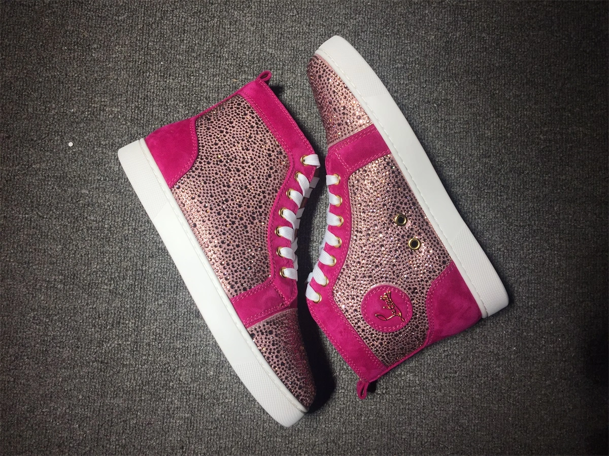 C*ristian L*uboutin Louis Rhinestone Sneaker FlexibleFit 5234