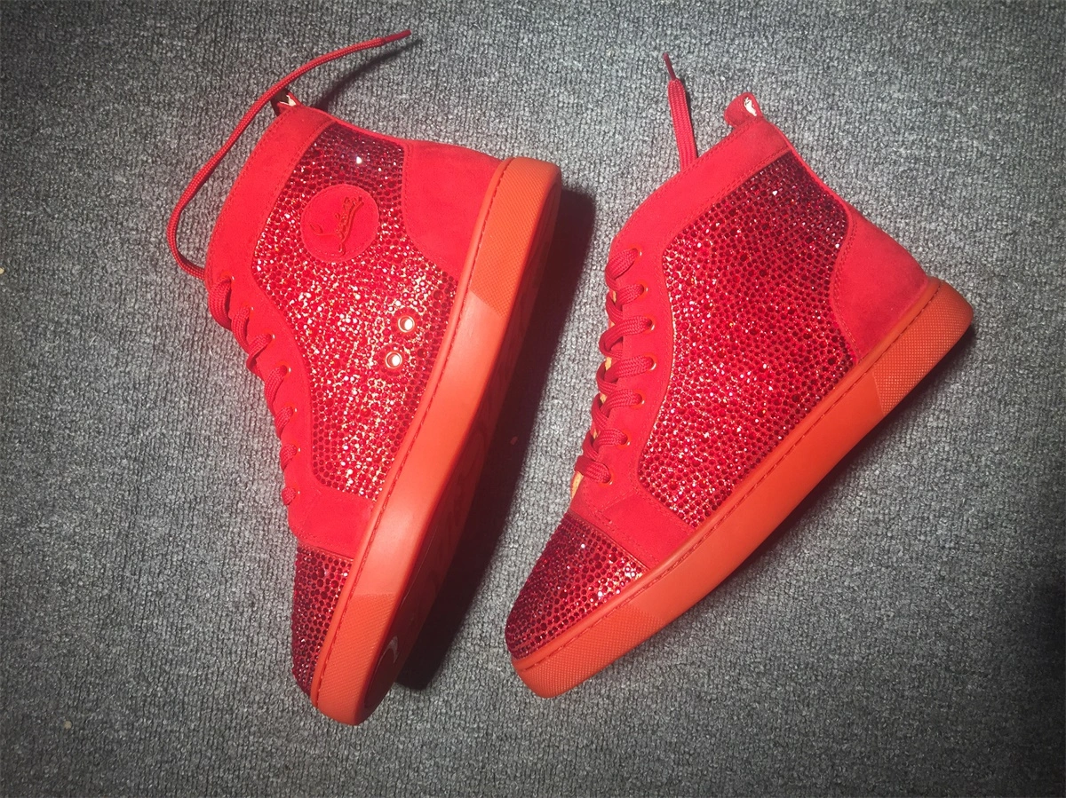 C*ristian L*uboutin Louis Rhinestone Sneaker FlexibleFit 5234