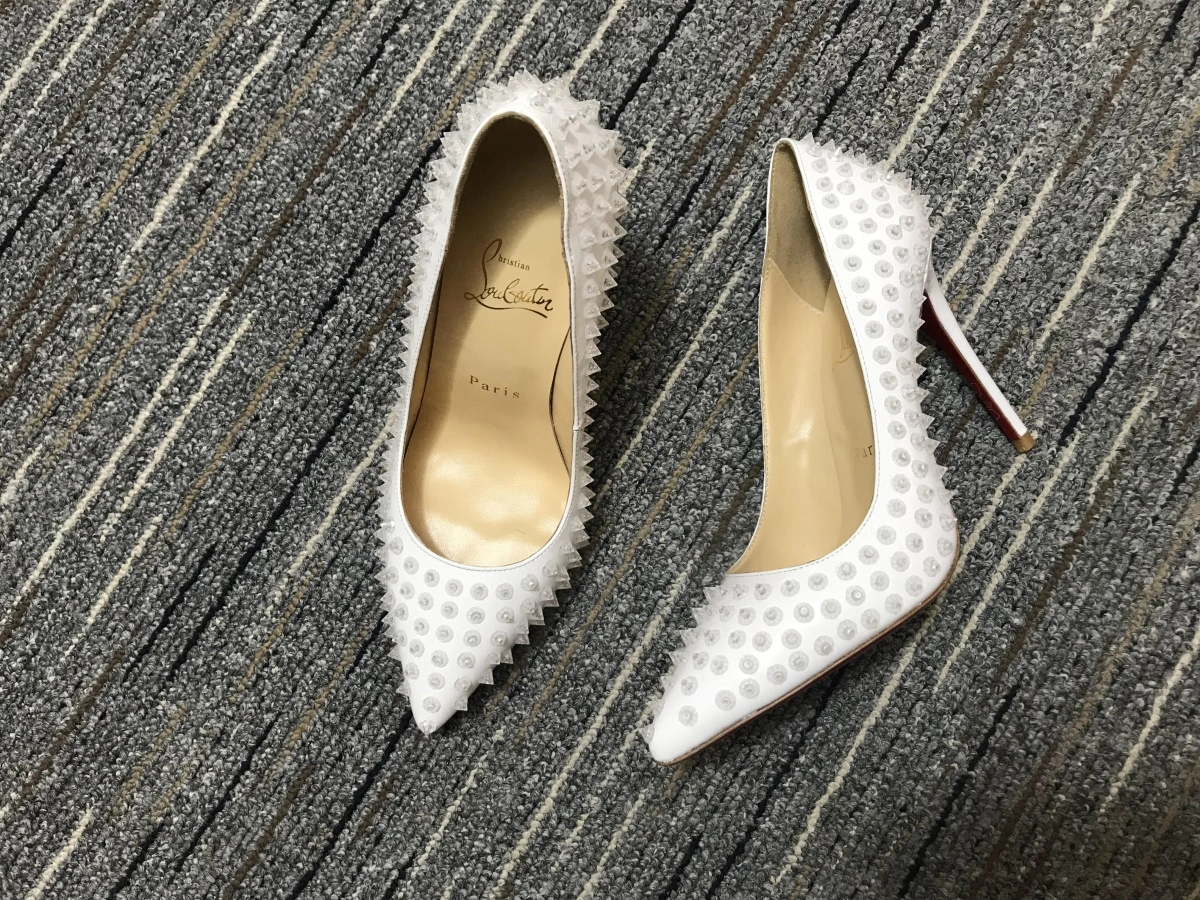 Stretchable C*ristian L*uboutin Pump High Heels 5337
