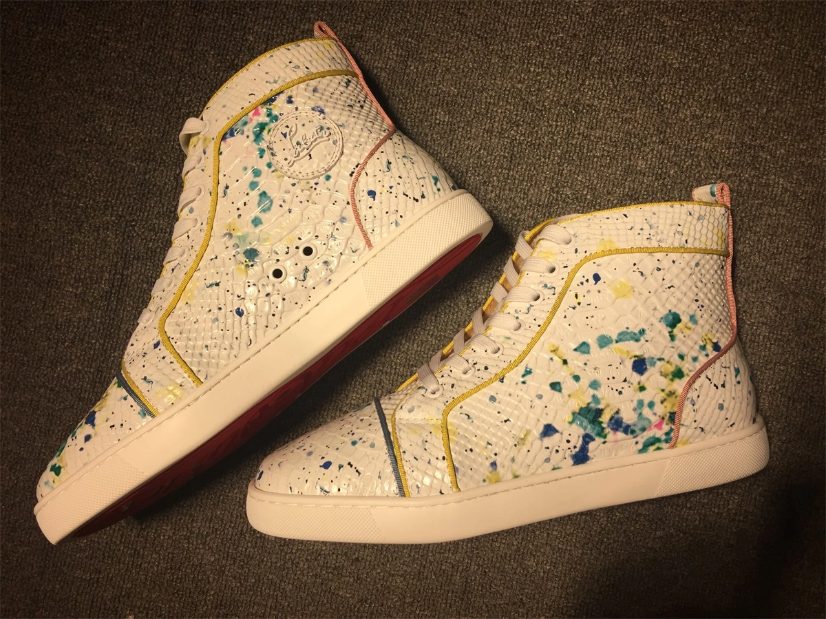 Tailored C*ristian L*uboutin Python Sneaker 5212