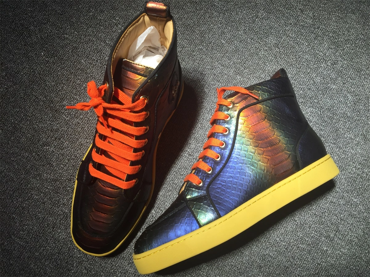 ComfortFit C*ristian L*uboutin Python Sneaker 5210