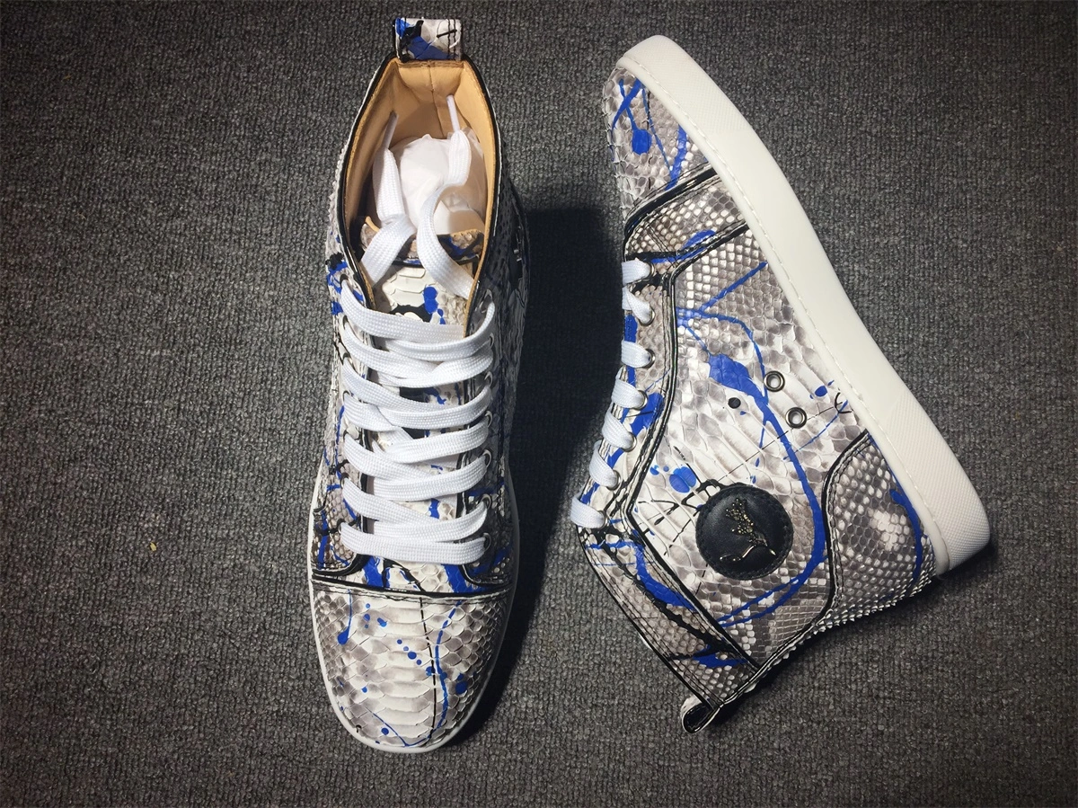 Tailored C*ristian L*uboutin Python Sneaker 5212