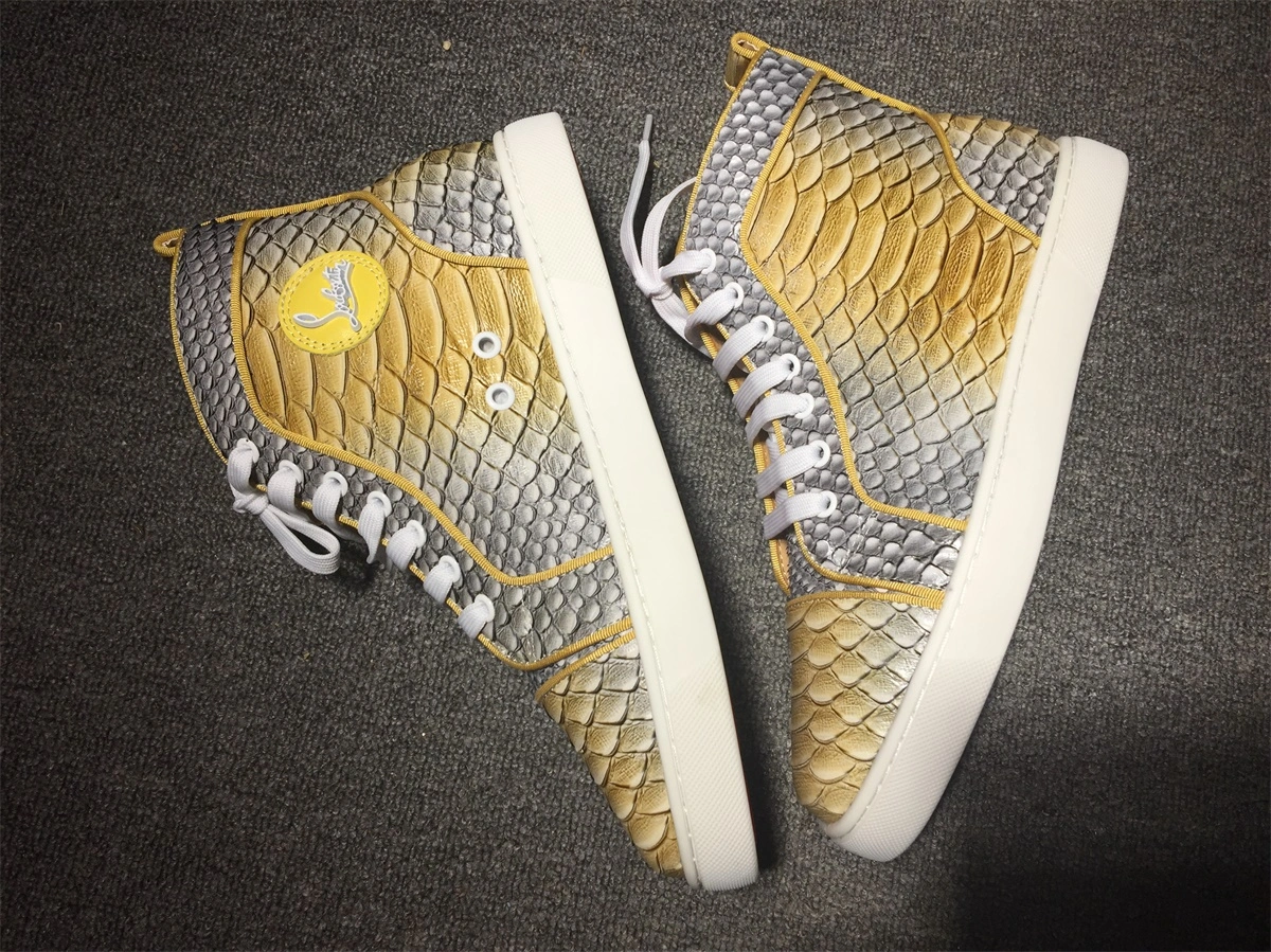 Sophisticated C*ristian L*uboutin Python Sneaker 5211