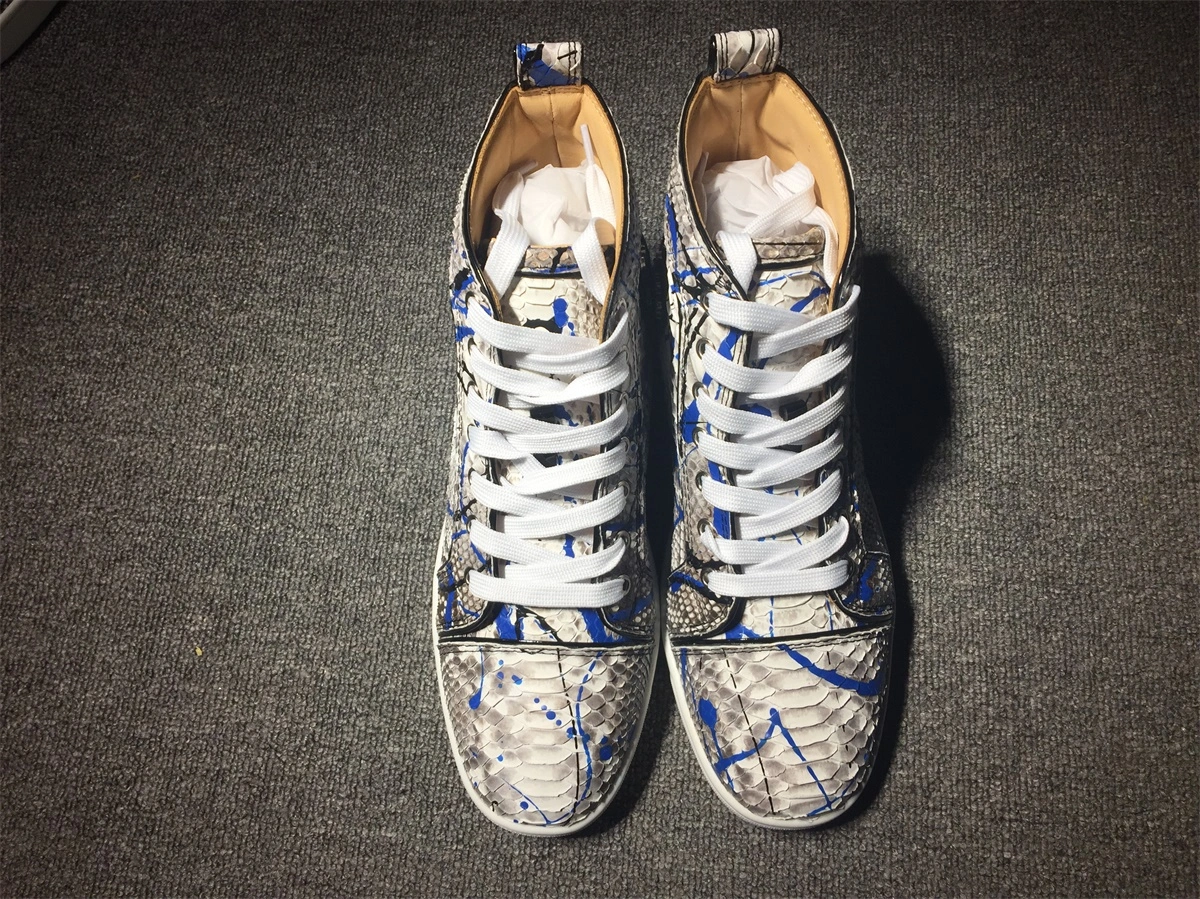 Tailored C*ristian L*uboutin Python Sneaker 5212