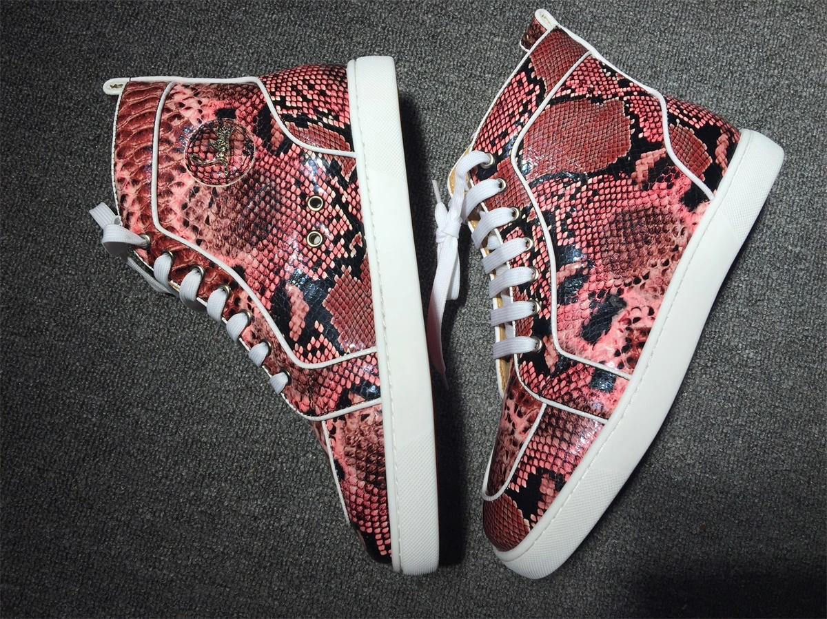 Sophisticated C*ristian L*uboutin Python Sneaker 5211