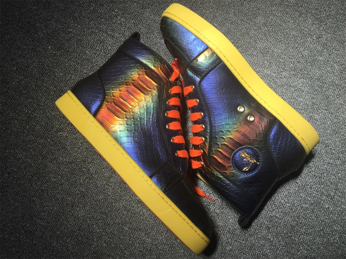 ComfortFit C*ristian L*uboutin Python Sneaker 5210