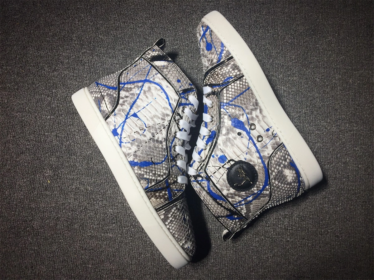 Tailored C*ristian L*uboutin Python Sneaker 5212