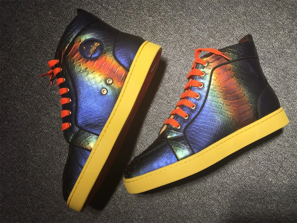 ComfortFit C*ristian L*uboutin Python Sneaker 5210