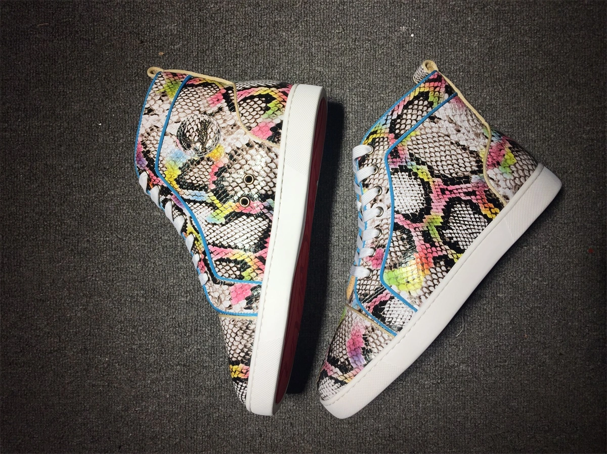 Sophisticated C*ristian L*uboutin Python Sneaker 5211