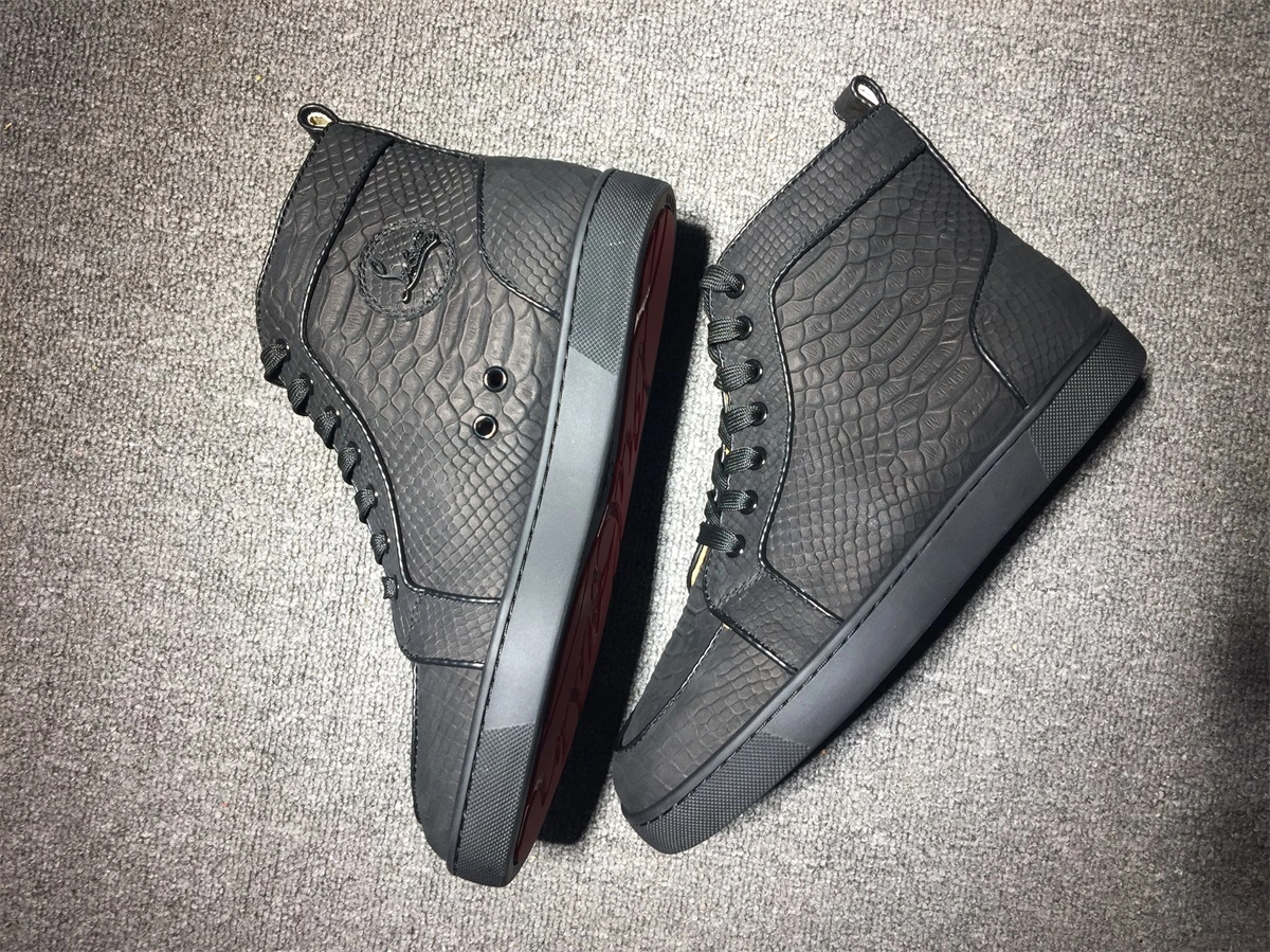 Tailored C*ristian L*uboutin Python Sneaker 5212