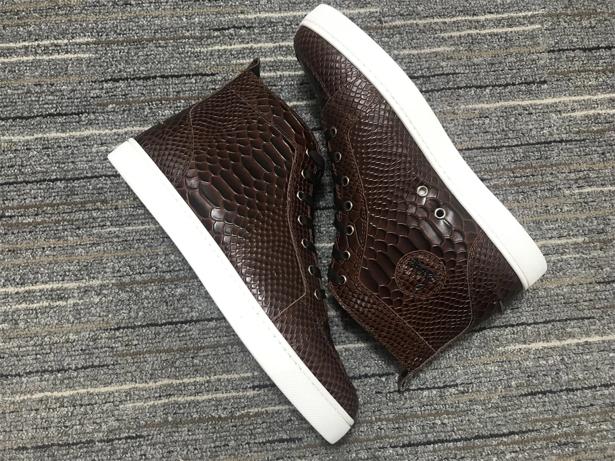 ComfortFit C*ristian L*uboutin Python Sneaker 5210