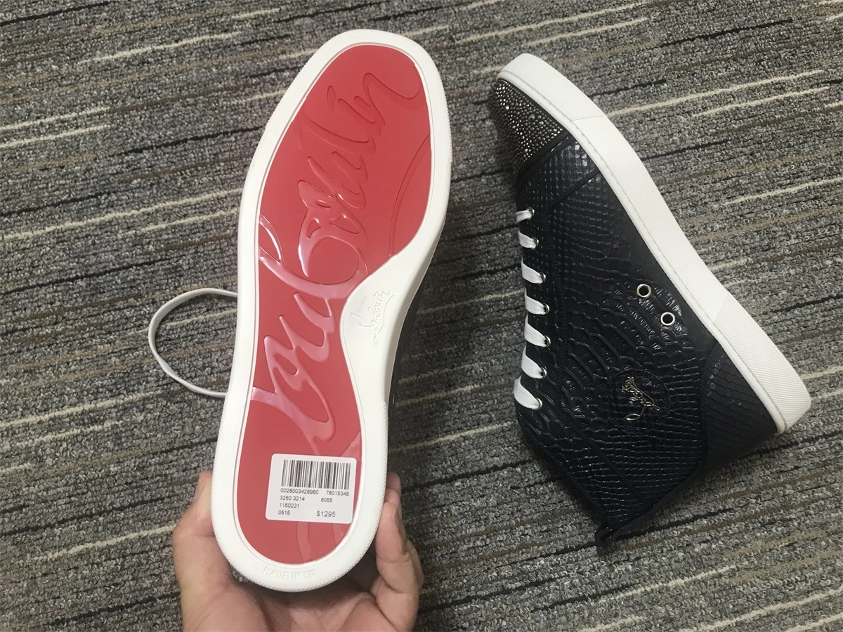 Sophisticated C*ristian L*uboutin Python Sneaker 5211