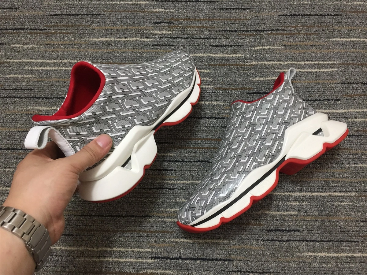 C*ristian L*uboutin Red Runner Sneaker MoistureWicking 5199
